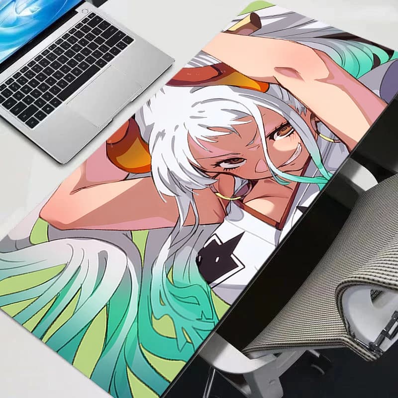 New Mouse Pads Big One Piece Yamato Anime Gaming Accessories Mousepad Gamer PC Completo Computer Keyboard Desk Mat Varmilo Table