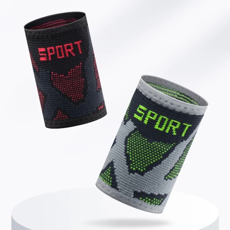 Fascia da Polso Sportiva Traspirante per Basket, Tennis, Fitness e Sollevamento Pesi - Protezione Sportiva