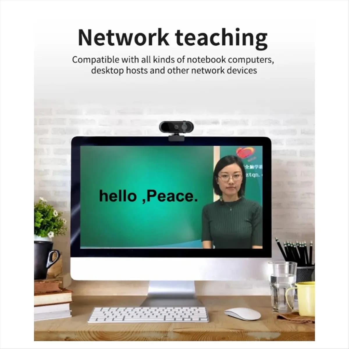 DT81 4K Autofocus Webcam 30fps Full HD Microphone for Gaming Live Video Calling Meeting Driver Free USB Plug Laptop PC Work