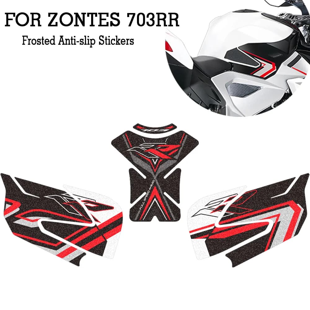 Adesivi Protettivi per Serbatoio Moto Zontes ZT703-RR ZT-703RR ZT 703RR 703 RR Adventure, Grip per Serbatoio, Adesivi per Ginocchia, Decalcomanie Protettive