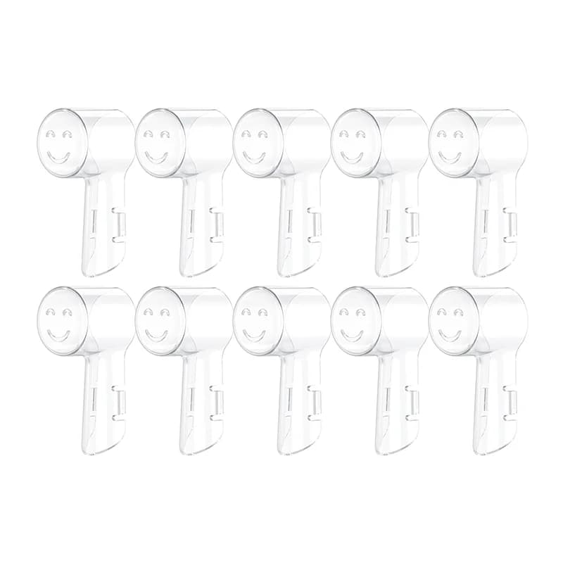 Electric toothbrush cover Protective hoods Covers toothbrush head compatible with Oral B spare round heads, 10 pieces