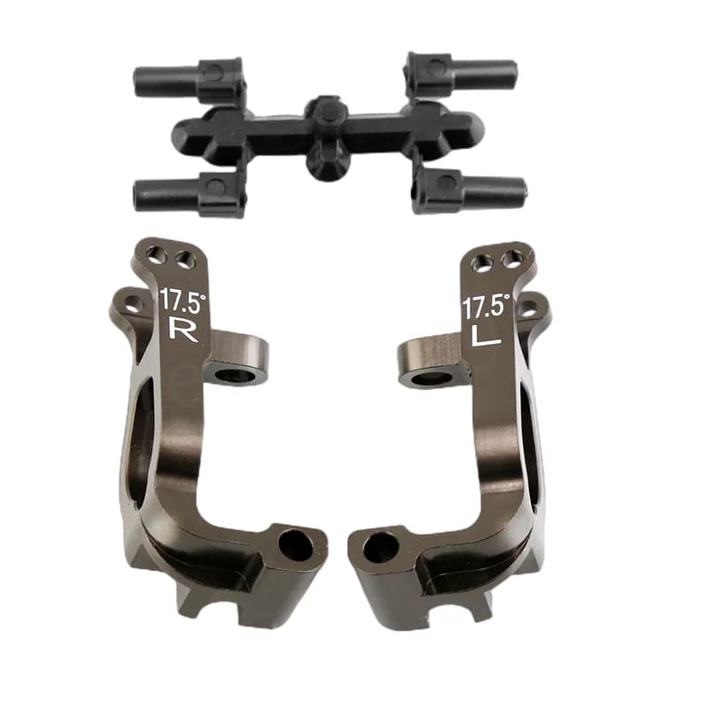 2 pz Metallo 17.5 Gradi C-Hub Carrier Caster Block IFW474 per Kyosho MP9 MP10 1/8 RC Auto Parti di Aggiornamento Accessori