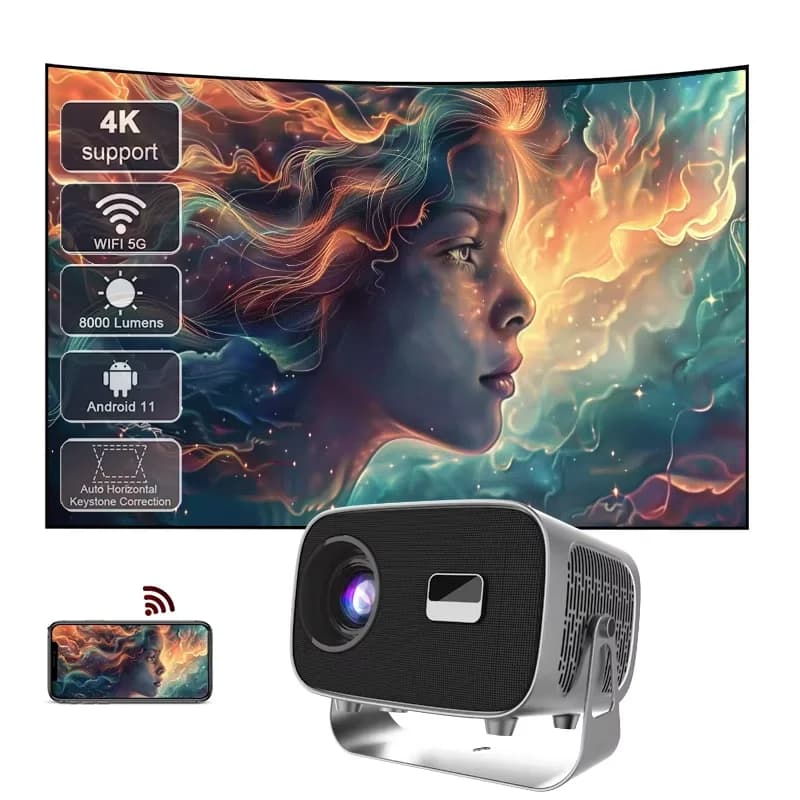 A2 4k all'ingrosso in fabbrica in vendita proiettore per telefono cellulare mini proiettore home theater portatile 4k