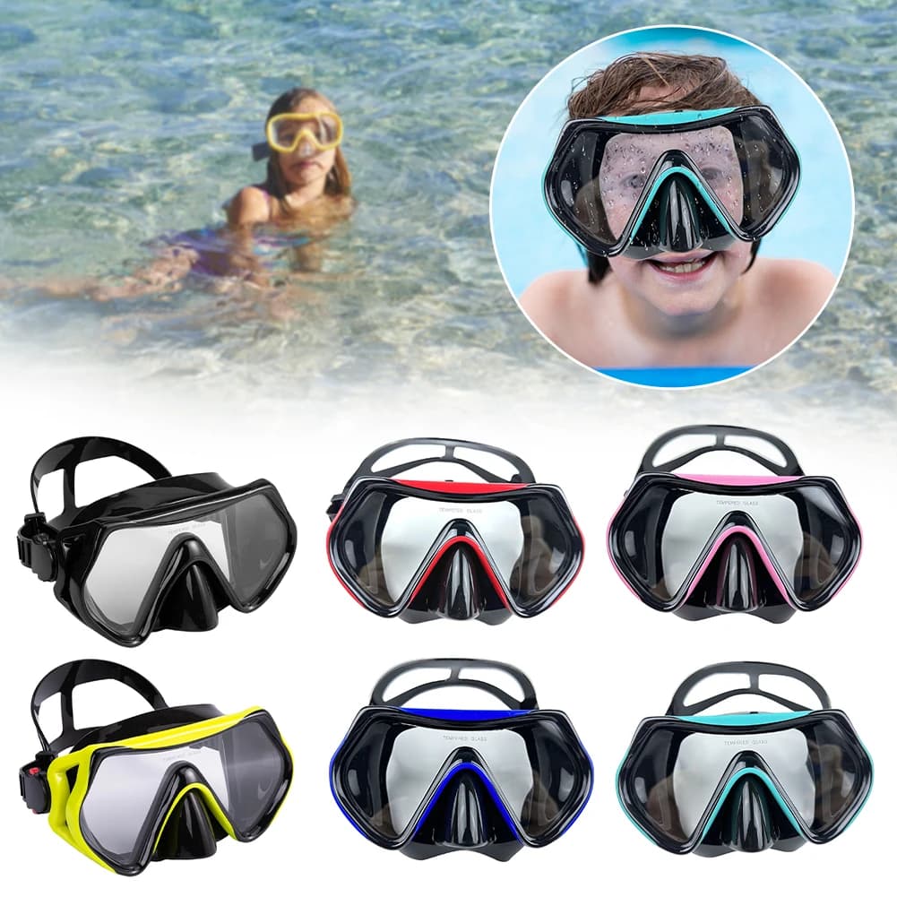Comfort-Scubas Underwater Mask Swimwear in tempered glass anti-fog Glass Accessories for dive