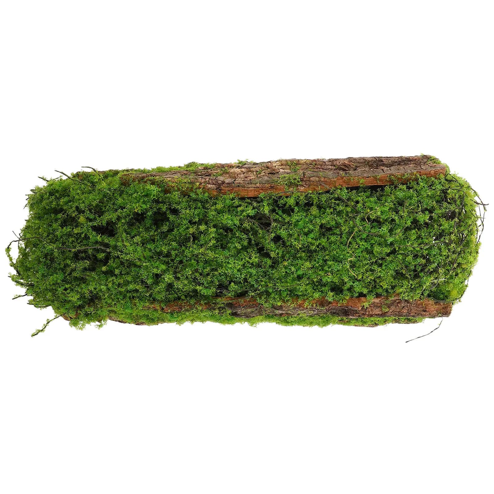 Artificial Moss Driftwood Decor Lifelike Greenery 11.4 Inch Fake Plant for Floral Arrangements Terrariums Aquarium Decoration