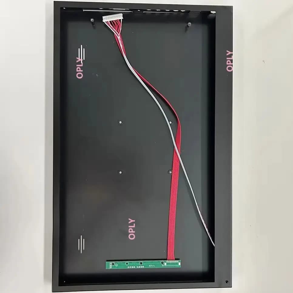 Aluminum alloy metal case panel back cover box 9.7" 15.6" 17.3" for LCD TV Controller board AV HDMI-compatible USB VGA and panel