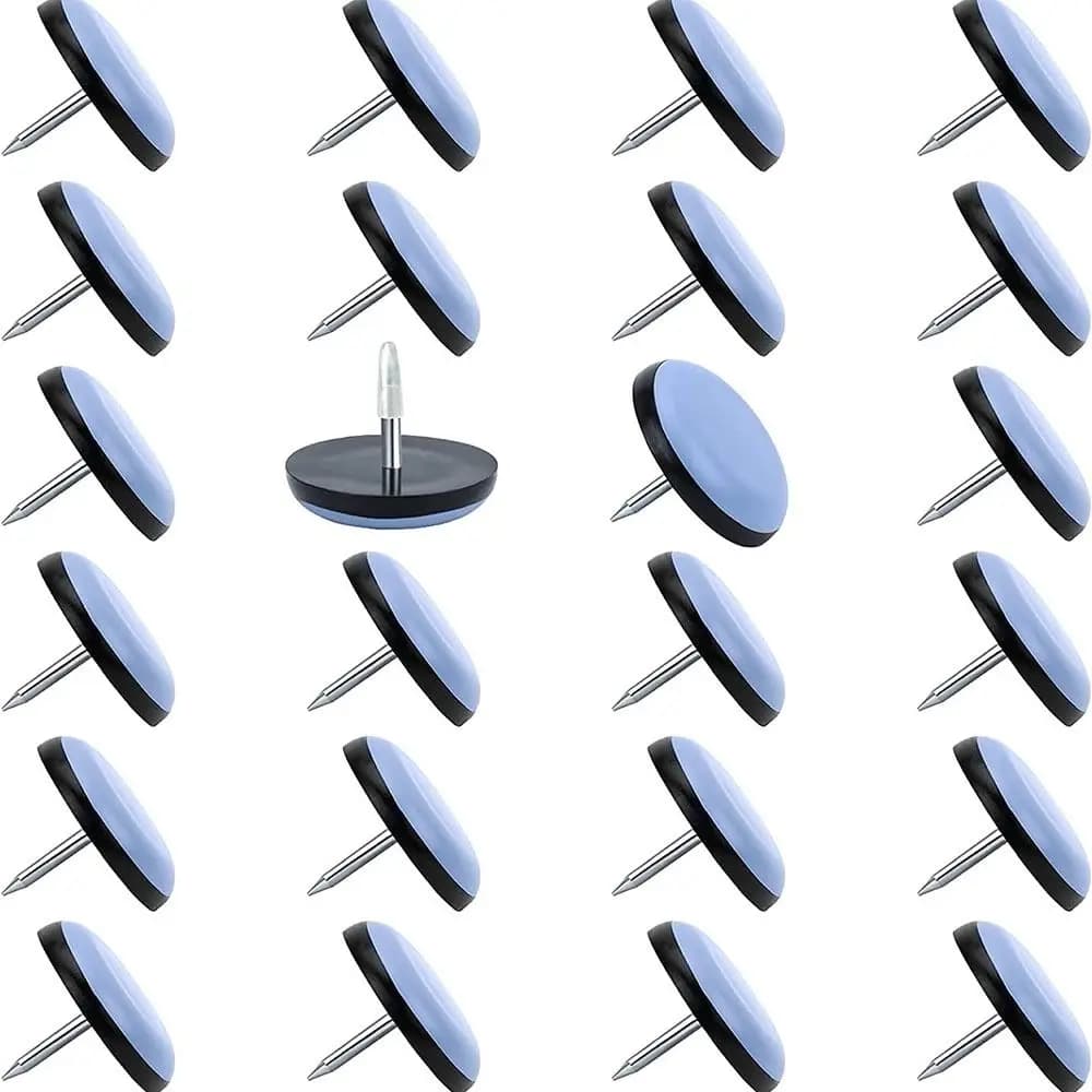 10 pezzi in PTFE addensare cuscinetti per gambe per sedie cuscinetti per mobili scivoli per mobili scivoli per sedie