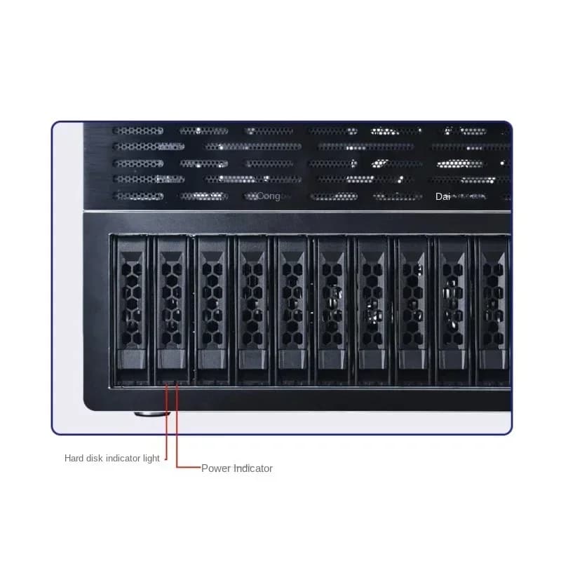 Il nuovo chassis sostituibile a caldo del server a 12 dischi della serie Nas supporta dispositivi di controllo industriale per archiviazione dati di rete della scheda madre ATX