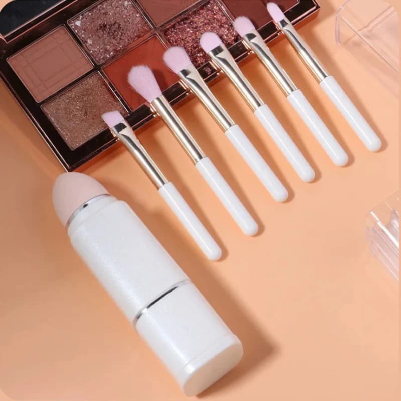 8 brushes for makeup soft retractable and soft professional foundation powder shade mixing brush for makeup beauty tools