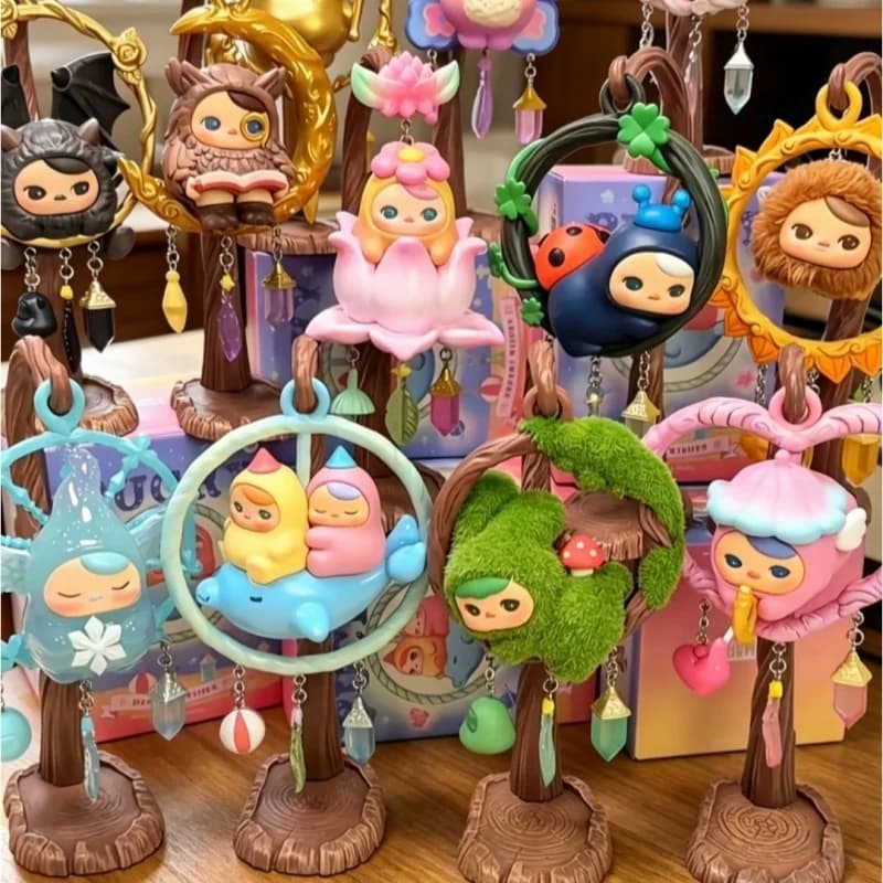 POPMART PUCKY DREAMY WISHES Series Blind Box Original Toys Guess Bag Mystery Box Doll Anime Figure Ornament