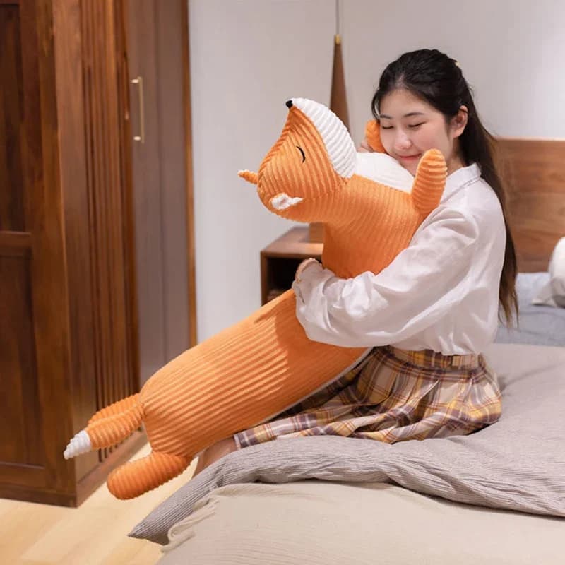 Bellissimo cuscino per il corpo per dormire sul lato degli animali, divano letto da 110 cm, cuscino decorativo per la casa, compagno di classe, amico, regalo di compleanno