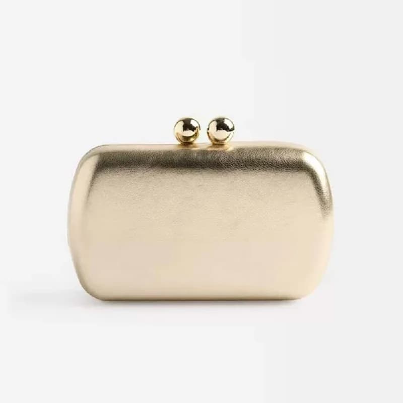 Fashion New Clutch Gold Shoulder Evening Party Styling Bag Pu Leather Crossbody Original Women's Bags Handbags Luxury Designer