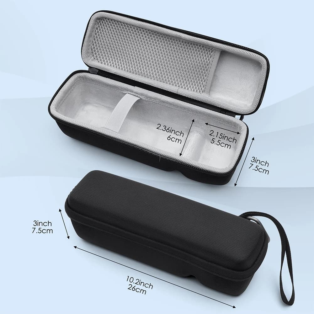 Carrying Case EVA Waterproof Protective Hard Case Shockproof with Hand Rope & Carabiner for Anker Prime 27650mAh Power Bank 250W