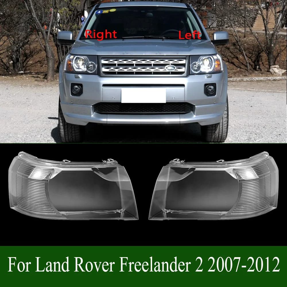 Per Land Rover Freelander 2 2007-2012: Maschera Trasparente per Faro Anteriore, Copertura in Plexiglass per Proiettore