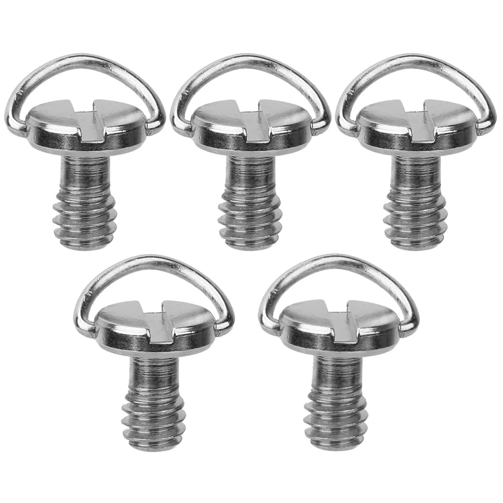5PCS 1/4 vite per fotocamera per piastra a sgancio rapido adattatore per anello C pieghevole da 1/4 di pollice monopiede per treppiede nuovo
