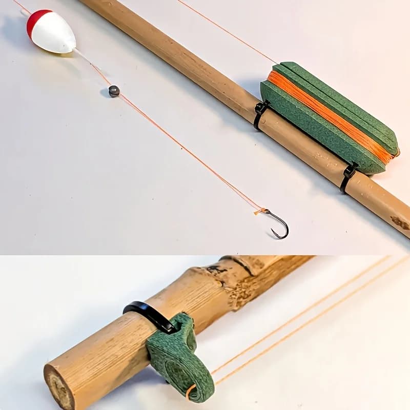 1PC A minimal pocket fishing tackle box, it is a finger-sized fishing tackle box but contains everything you need to catch real fish, perfect for travel, survival kits, camping, or impromptu fishing (without a line).