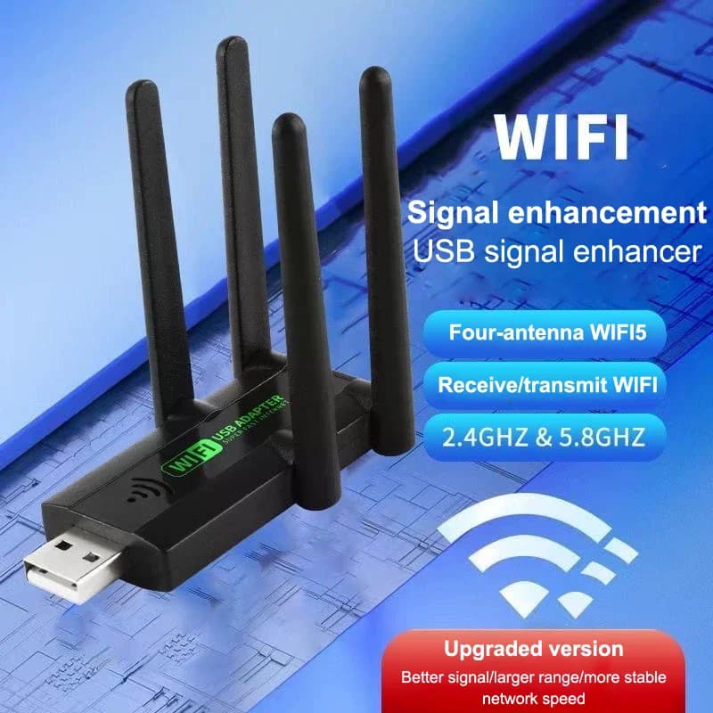 Amplificatore di Segnale WiFi, Ripetitore Wireless, Estensore di Rete