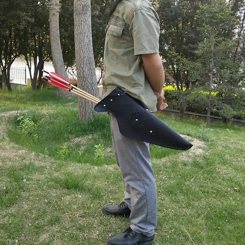 Accessorio per tiro con l'arco rinascimentale medievale Freccia Porta arco Gancio Assassino del bosco Robin Kyudo Samurai Costume cosplay Parte per adulti