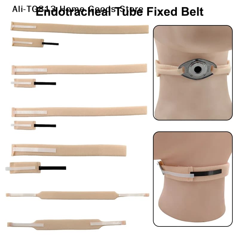 [TG813]1Pcs Nude Neck Support Endotracheal Tube Fixation Device Strap Tracheostomy Fixed Belt Holder Medical Tracheal Catheter