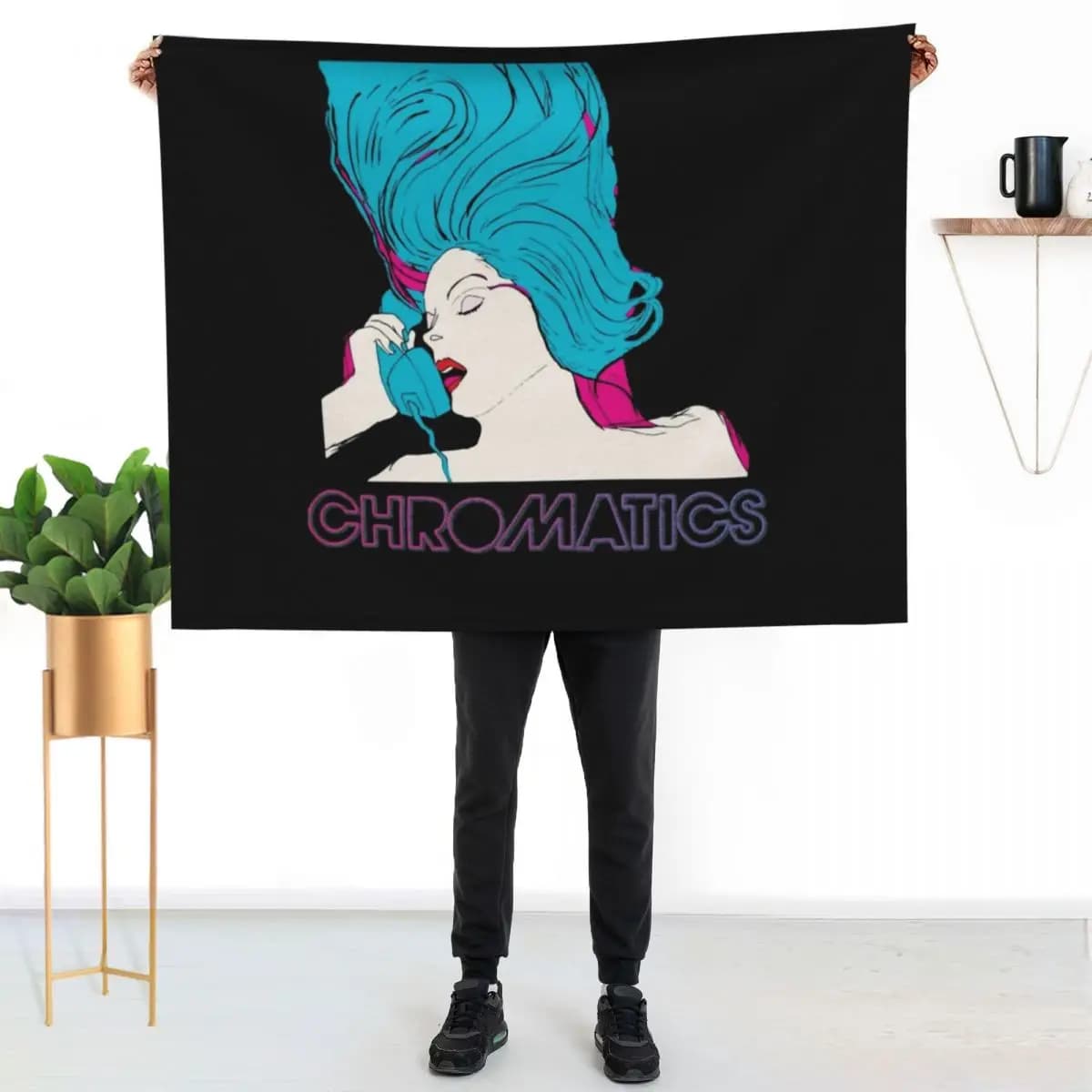 Chromatics - Coperta leggera antipiega con logo della band Classic Essential