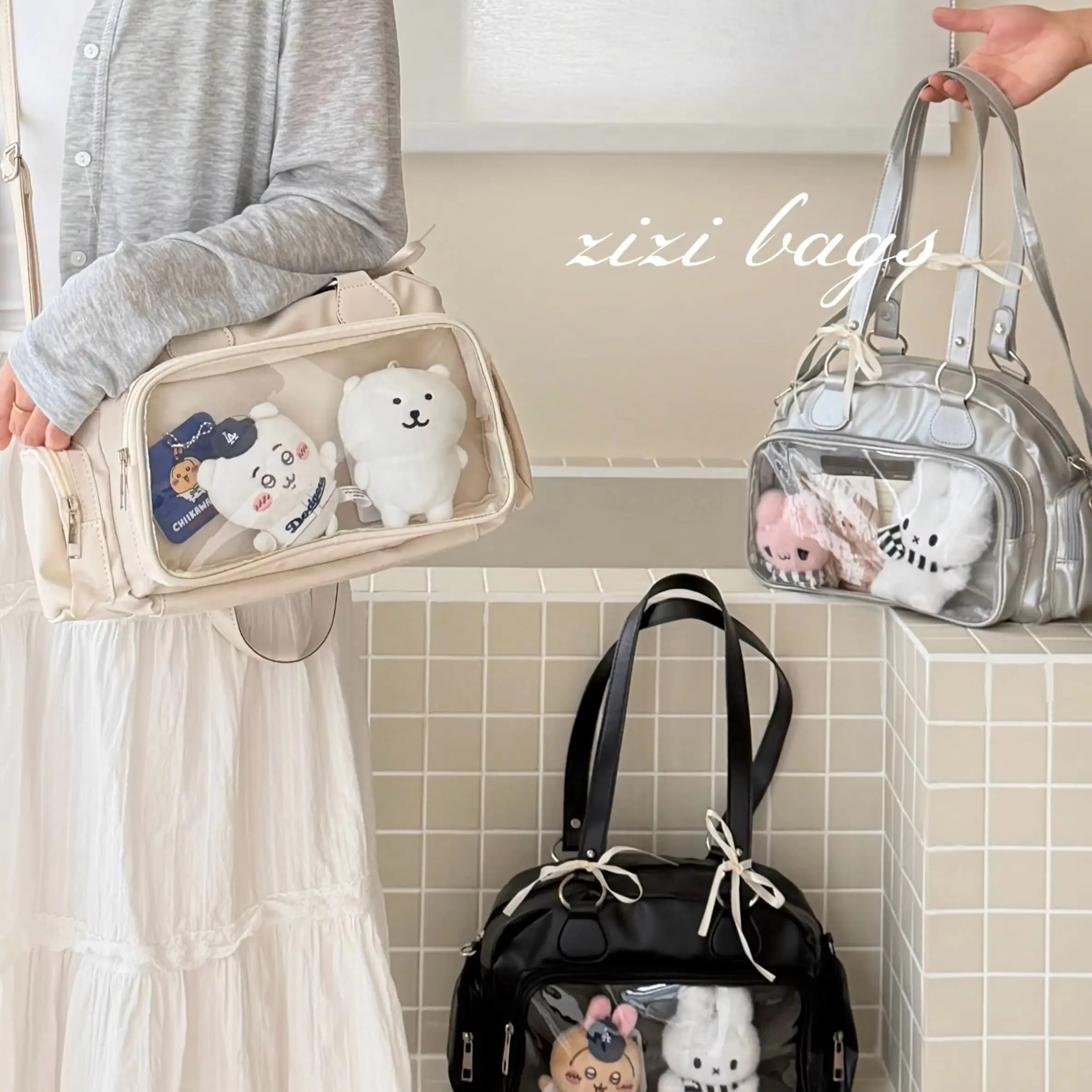 Cute Bar Ita Bag, 3-Color Versatile Bowling Bag, Portable Crossbody & Backpack, New Arrival
