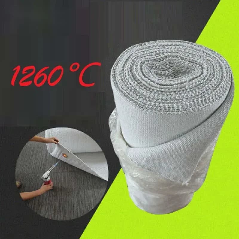 Panno in fibra ceramica Scorie per saldatura Panno isolante termico ignifugo Coperta ignifuga 1260 gradi Celsius Protezione antincendio