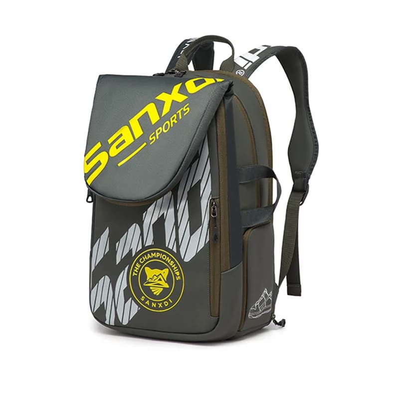 SANXDI 2026 tennis bag with shoe compartment, folding, for men and women, light backpack for tennis, squash and badminton