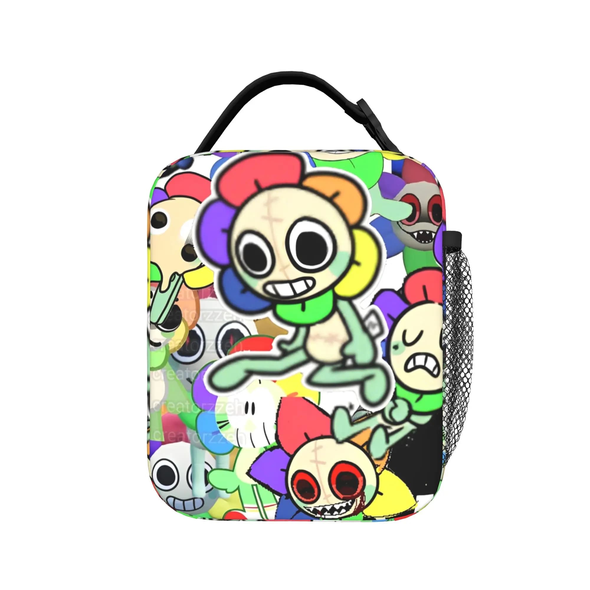 Games Dandys World Insulated Lunch Bag Cooler Bag Lunch Container Cartoon Portable Tote Lunch Box Food Storage Bags Travel