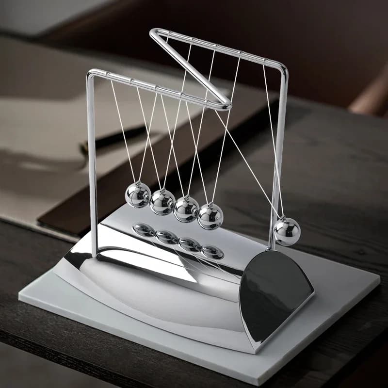 Macchina per il movimento perpetuo Pendolo di Newton pendolo caotico apertura dell'ufficio inaugurazione della casa scrivania di studio decorazione del desktop ornamento