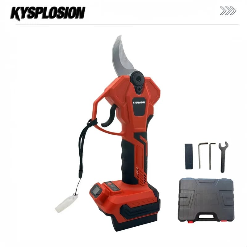 Kys Brushless 55mm Electric Scissors Cordless Fruit Tree Bonsai Battery Power Milwaukeee M18