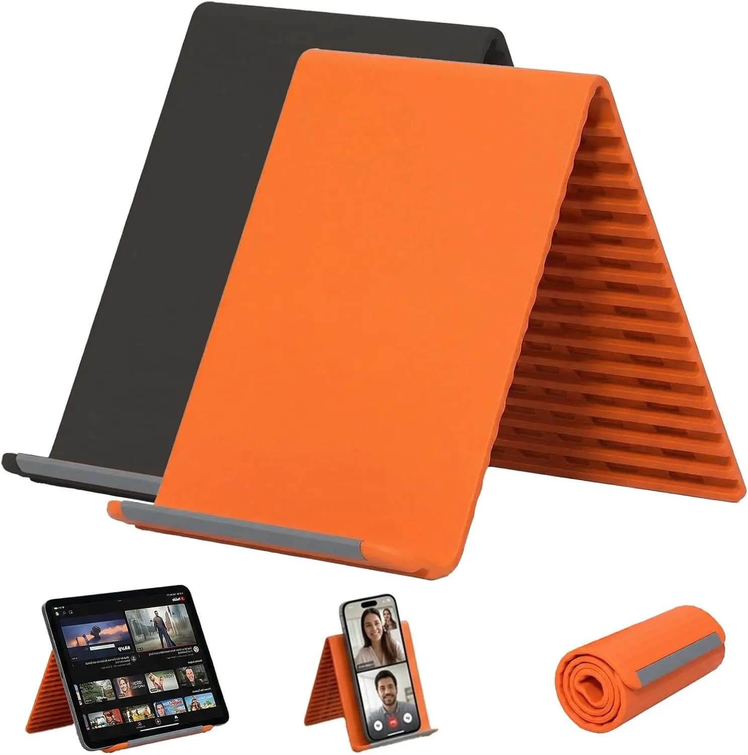 Portable Silicone Lazy Bracket – Bendable Freely Into Any Shape Multi-Angle Adjustable Desktop Stand for Mobile Phone and Tablet