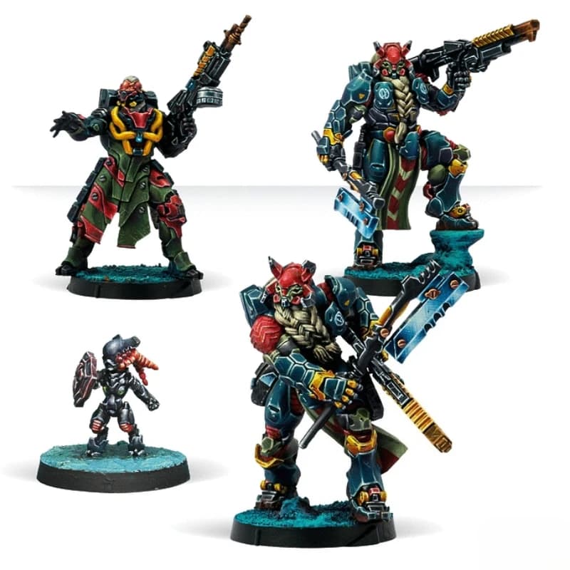 Figura in resina assemblato modello kit gioco di guerra scacchi sub Fireteam gruppo hobby giocattoli in miniatura smontato non verniciato fai da te Diorama