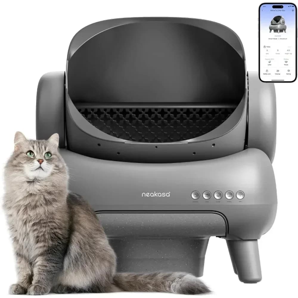 Lettiera automatica per gatti con controllo APP Vassoio chiuso per gatti Toilette M1 Lettiera per gatti autopulente aperta Sandbox per gatti Sabbia per gatti Pet