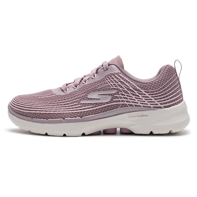 Scarpe da donna Skechers Go Walk 6 Scarpe sportive da donna Scarpe da passeggio Scarpe da allenamento Comode e ammortizzanti Scarpe da corsa casual traspiranti 124554-Mve