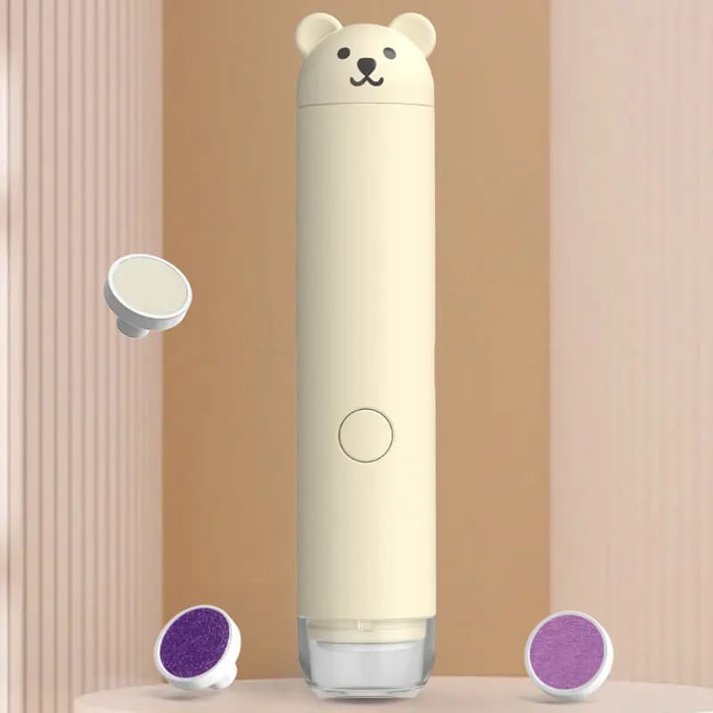 Little Bear Nail Grinder, Electric Nail Removal for Newborns, Anti-scratch, Portable Nail Cutters, Nail Finishing