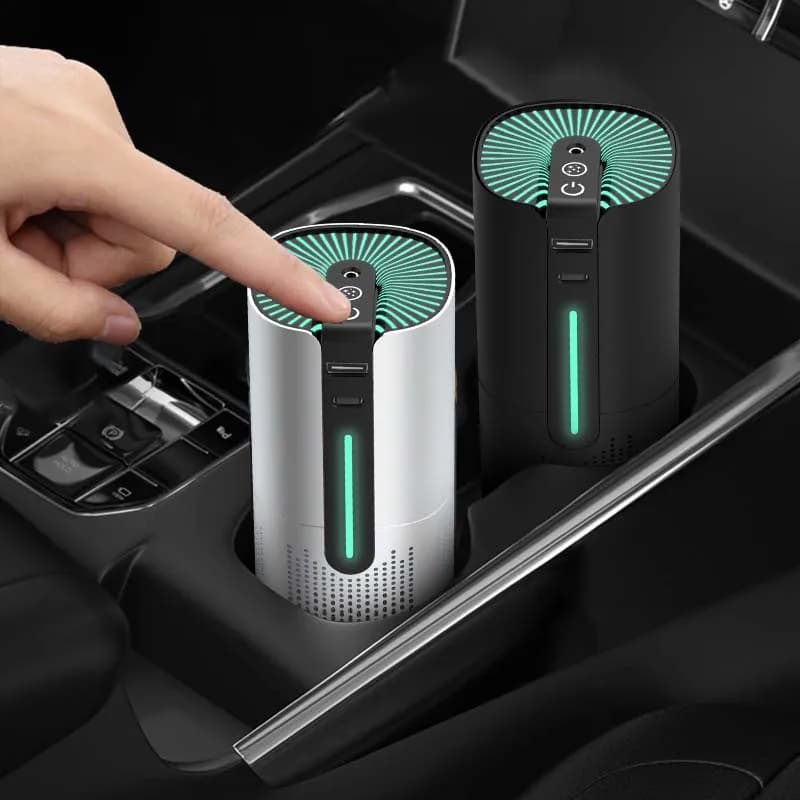 Purificatore d'Aria Portatile per Auto con Concentrazione di Ioni Negativi di 30 Milioni, Deodorante per Auto da Collegare alla Presa, Prodotto da Specialisti del Settore