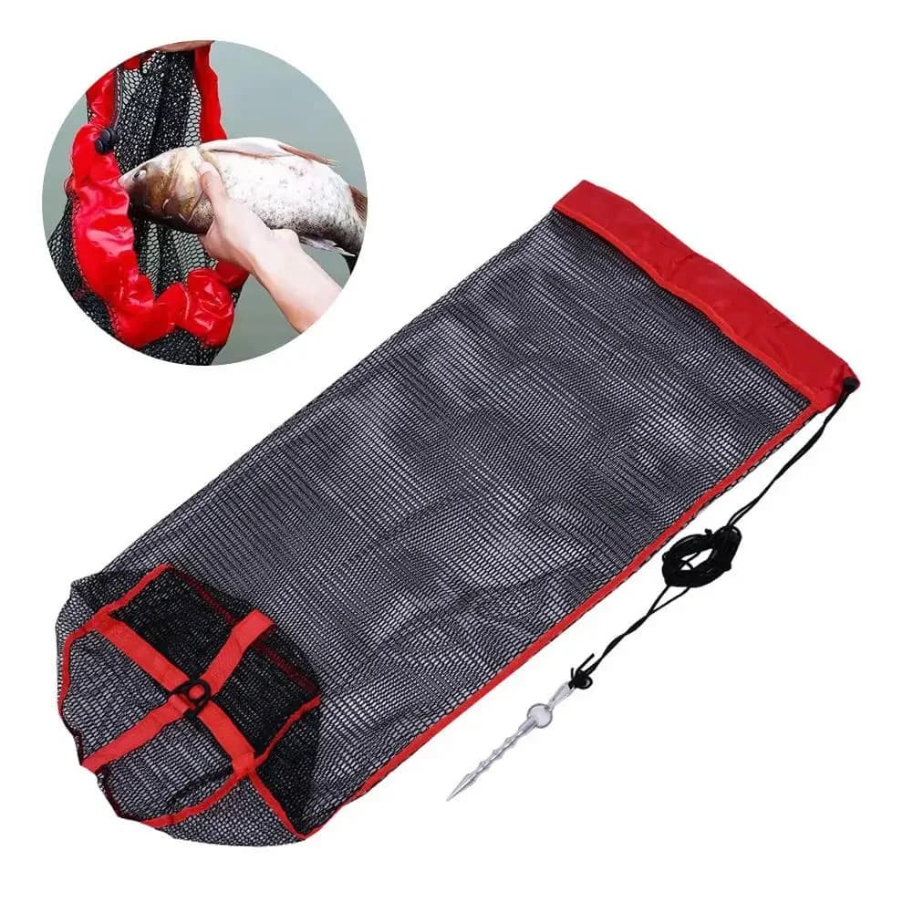 Borsa pieghevole per rete per pesci Trappola galleggiante in nylon Fascio di pesca monofilamento Bocca Pesca Piccoli branchie Rete a rete ispessita Accessori E2Q3