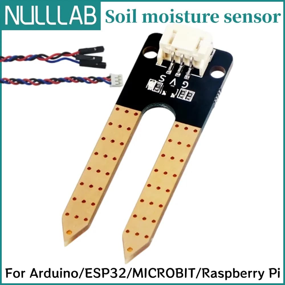 Soil Moisture Sensor Module PH2.0 3Pin for Arduino ESP32 Microbit Raspberry Pi Hygrometer Detection Automatic Watering DIY