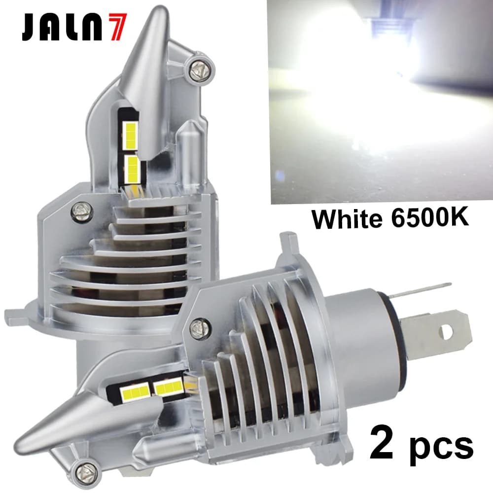 JALN7 H4 Lampadine per fari a LED 12V 25000LM Lampade a diodi per auto Fascio abbagliante e anabbagliante Fascio immerso Moto Auto Grade Chip Fari