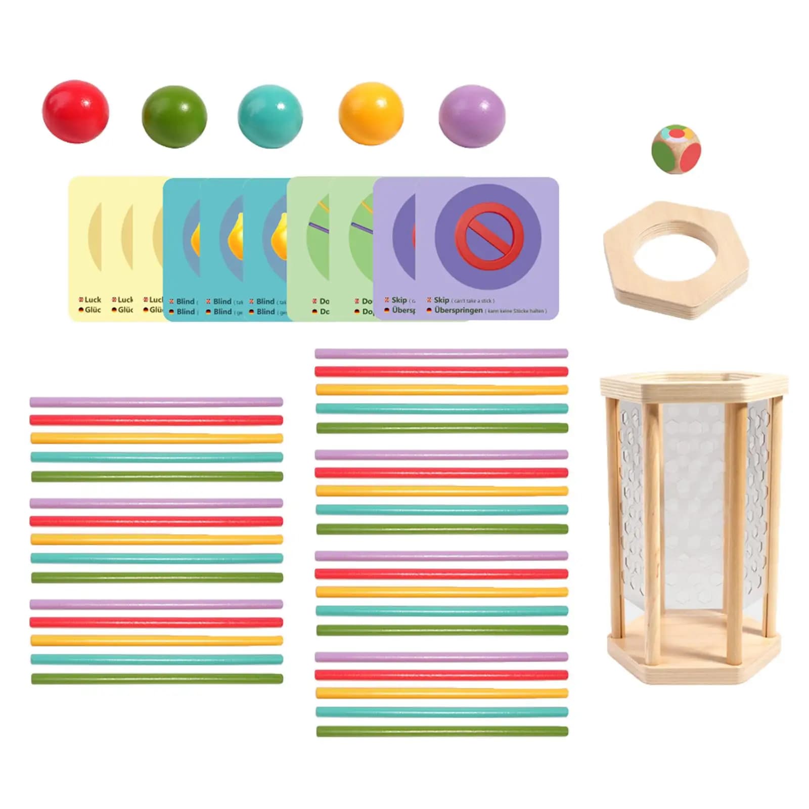 Gioco da tavolo in legno, gioco di conteggio Montessori per la famiglia, gioco per bambini