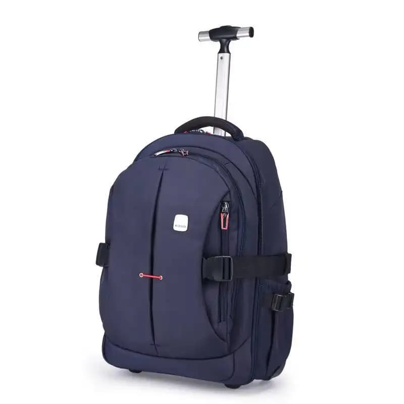 Wheeled Backpack Wheels Travel Commuter, Bag Travel Luggage Business Computer Bag Large Capacity Backpack Lightweight Rolling