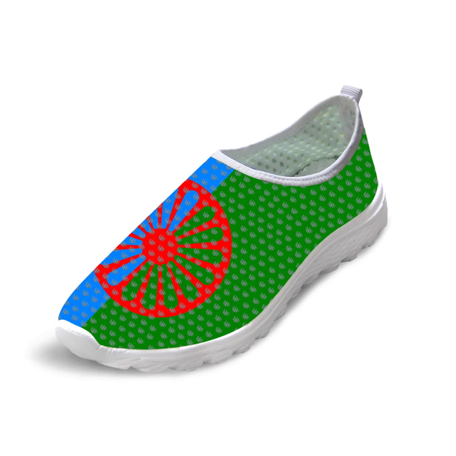 Romany Romani People Flag Print Plus Big Size Loafers Women Flat Summer Shoes Slip On Flats Outdoor Ladies Sneakers Casual Shoes