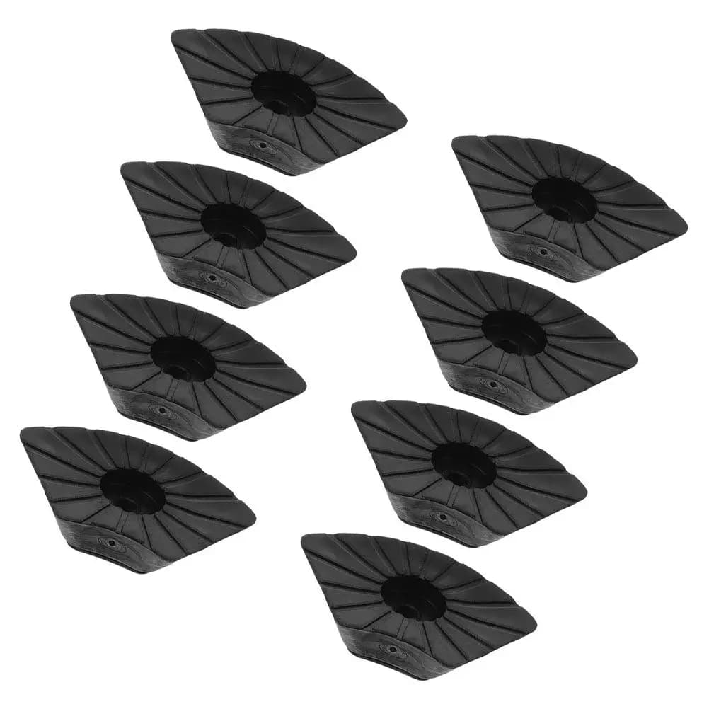 8 Pcs Non-skid Hiking Poles Protectors Walking Stick Tips Trekking Foot Cover Ends for Sticks