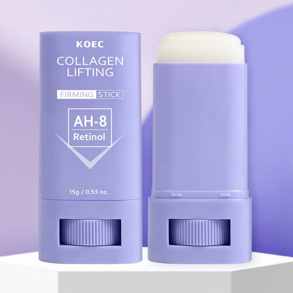 15g KOEC Collagen AH-8 Retinol Lifting Firming Neck Stick Moisturizing Replenishing Smoothing Anti-Wrinkle Reduce Neck Lines