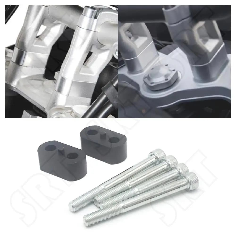Adatto per Triumph Tiger 800 XC XCx XCa XR XRX XRT 2011-2020 Riser manubrio moto 20 MM Blocchi di rialzo Adattatore di montaggio