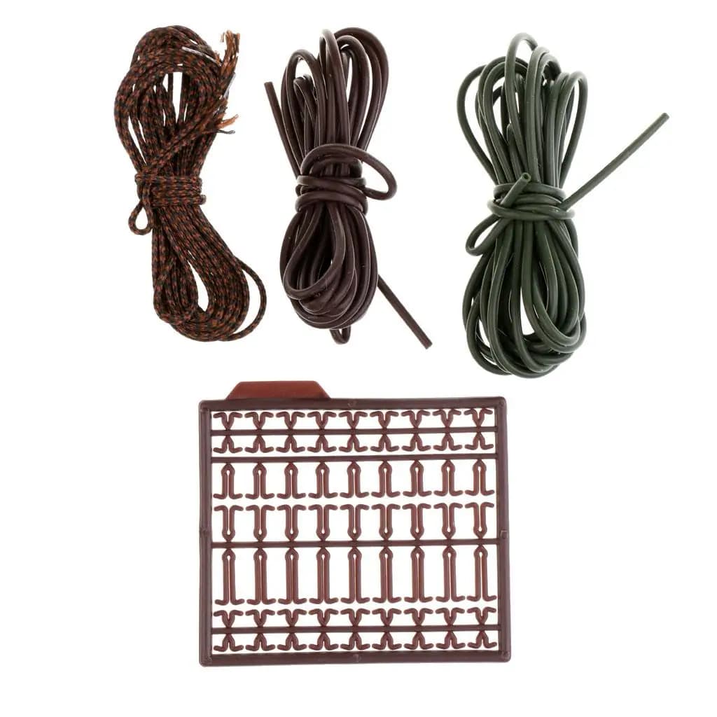 Set Organizzatore per Attrezzatura da Pesca con Scatola per Ami da Carpa, Montature, Clip e Perline per Pesca in Mare, Lago e Fiume