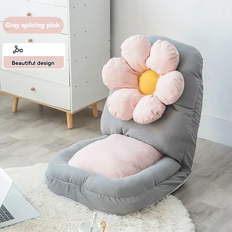 Household Goods Bedroom Sofa Japanese Tatami Chair Foldable Single Bed Backrest Recliner Bay Window Cushion Chair