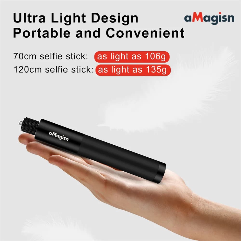 Nuova Versione 70Cm Bastone Selfie Invisibile per Gopro 11 10 9 8 7 6 Insta360 X3 / ONE X2 / RS SJCAM AKASO Accessori per Selfie Stick