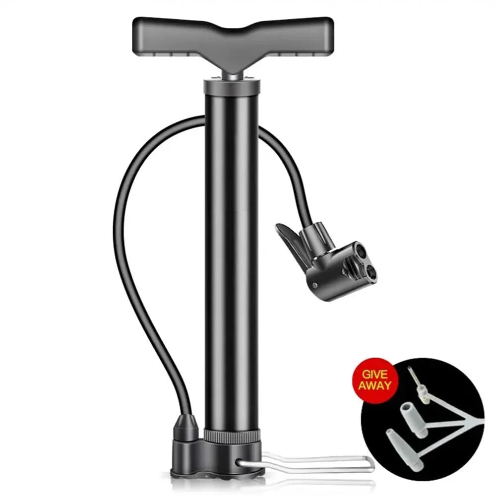 Pompa per bici da strada per mountain bike MAX 140PSI Equitazione Mini pompa da bicicletta portatile Giocattolo da basket Tubo gonfiabile da equitazione