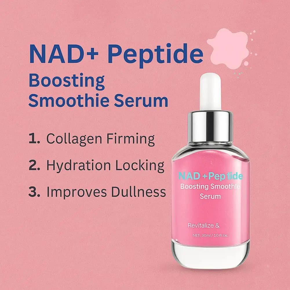 Revitalizing Korean NAD+peptide Collagen Essence: Improves Skin Repair Power, Refresh and Light Opaca Skin
